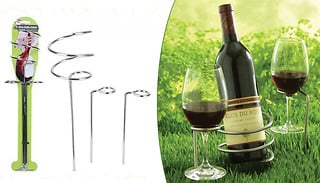Garden Picnic Bottle and Glass Holders