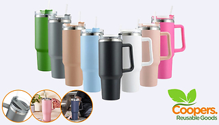 Coopers Steel Reusable Travel Tumbler - 14 Colours