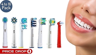 Oral-B Compatible Toothbrush Heads - 6 Styles