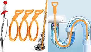 7 x Hair Drain Clog Cleaning Tools