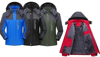 Wind & Water-Resistant Thermal Fleece-Lined Unisex Jacket - 4 Colours, ...