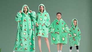 Matching Family Snuggle Blanket Hoodies - 9 Designs, 4 Sizes 