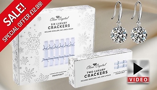 2, 6 or 12 Luxury Swarovski Elements Crackers