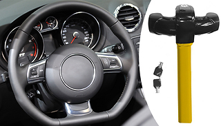 Anti-Theft Car Security Steering Wheel Lock - 2 Designs