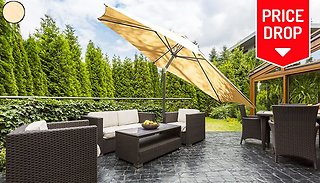 2.7M Crank Garden Parasol