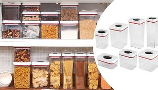 Zyliss Twist & Seal Food Storage Containers - Stackable, Airtight & Lo ...