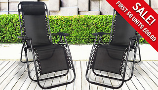 Pair of Zero Gravity Loungers 