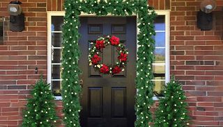 Green Christmas Decoration Garland - With or Without Lights