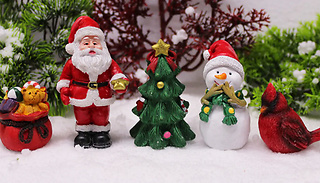 5-Pack Christmas Garden Ornaments
