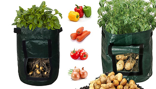 Vegetable Planter Bag with Harvesting Window - Pack of 1 or 2