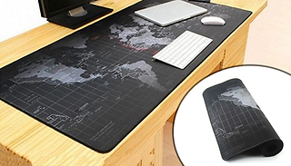 Jumbo Old Map Keyboard & Mouse Pad