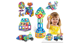 Magic Magnetic Building Blocks - 40, 64, 95 or 113 Pieces