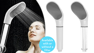 High Pressure Rainfall Shower Head With Optional Filter