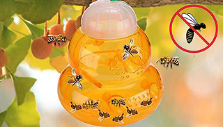1 or 2 Beehive Hanging Natural Wasp Traps