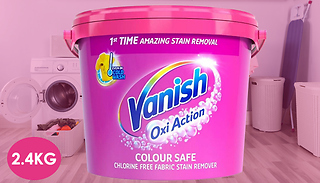 Vanish Oxi Action Powder Fabric Stain Remover 2.4 kg - 1 or 2-Pack