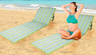 Green Foldable Sun Lounger Mat