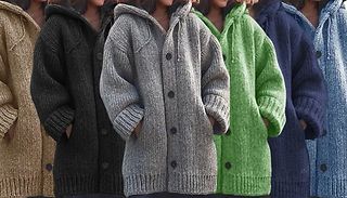 Chunky Knitwear Cardigan - 6 Colours, 7 Sizes