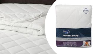 Silentnight Touch of Luxury Double Mattress Protector