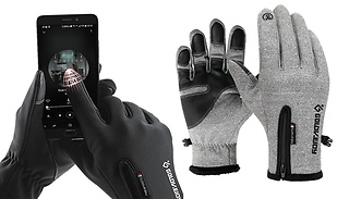 Touch-Screen Winter Gloves - 2 Colours & 5 Sizes