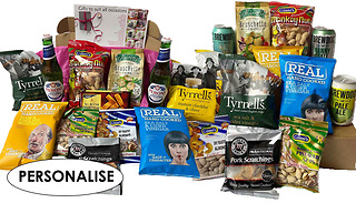 Personalised Food & Drink Hamper - Peroni or Brew Dog