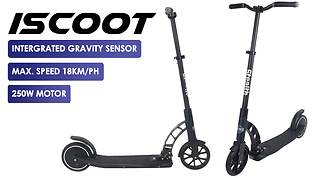 iScoot Stealth Adult Electric Scooter with Gravity Sensor