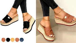 Women's Flatform Wedged Sandals - 5 Colours & 4 Sizes