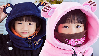 Kids' Snood BeanieBear Hat - 2 Colours