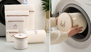 6-Piece Laundry Washing Bag Set - 3 Colours