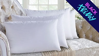 4-Pack of Hotel Striped Pillows