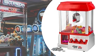 Retro Arcade Candy Claw Grabber Machine