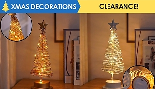 LED Christmas Tree Spiral Light - Gold or White