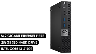 Dell 7040 WYSE Mini Computer Intel Core i3 256GB SSD - 8GB or 16GB RAM