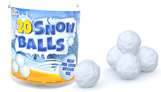 20 or 40-Piece Realistic Snowball Set