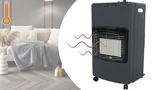 4.2KW Free Standing Portable Gas Cabinet Heater - Butane Heating With ...