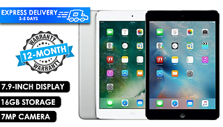 Apple iPad Mini 1 7.9-Inch A12 Processor 16, 32 or 64GB - 2 Colours