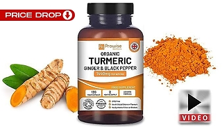 Multipurpose Prowise Turmeric with Black Pepper & Ginger - Up To 360 V ...