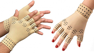 Fingerless Compression Support Gloves
