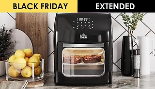 HOMCOM 12L Digital Air Fryer Oven - 8 in 1