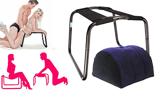 Sex Aid Bouncer Chair with Optional Inflatable Pillow