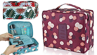Multi-Compartment Waterproof Toiletries Bag - 2 Colours
