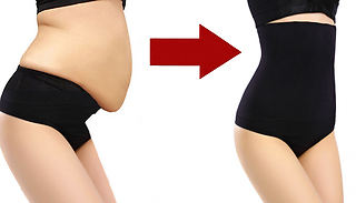 Nude or Black High Waisted Tummy-Tuck Shapewear - 3 Sizes