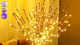 20, 40 or 80 LED Tree Twig Lights - 3 Colours