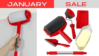6 Piece Foam Paint Roller Decoration Kit