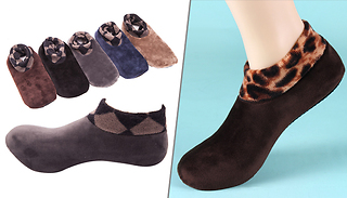 Unisex Thick Winter Warm Slipper Socks - 7 Colours & 2 Styles