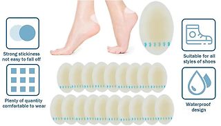 50-Piece Adhesive Blister Gel Pads