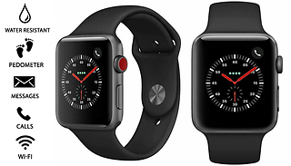 Apple Watch Series 3 Cellular 42mm 16GB Space Grey Aluminium Case with...