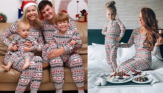 Matching Christmas-Print Family Pyjamas - 26 Sizes! 