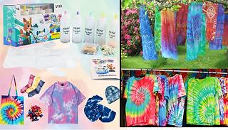 Kids Colourful Textile Tie-Die Kit