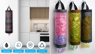 2 Kitchen Bag Hanging Storage Tube - 3 Colours