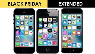 Apple iPhone 4, 5S, 6 or SE Unlocked Black - 8GB or 16GB